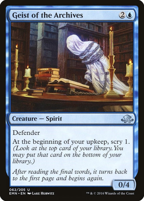 Geist of the Archives [EMN - 62]
