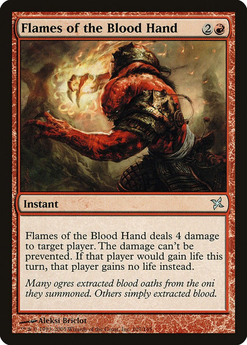 Flames of the Blood Hand [BOK - 101]