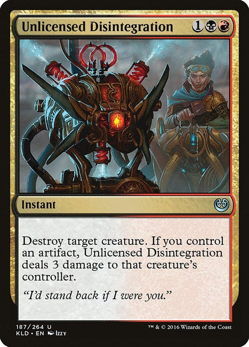 Unlicensed Disintegration [KLD - 187]