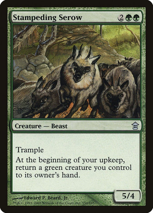 Stampeding Serow [SOK - 150]