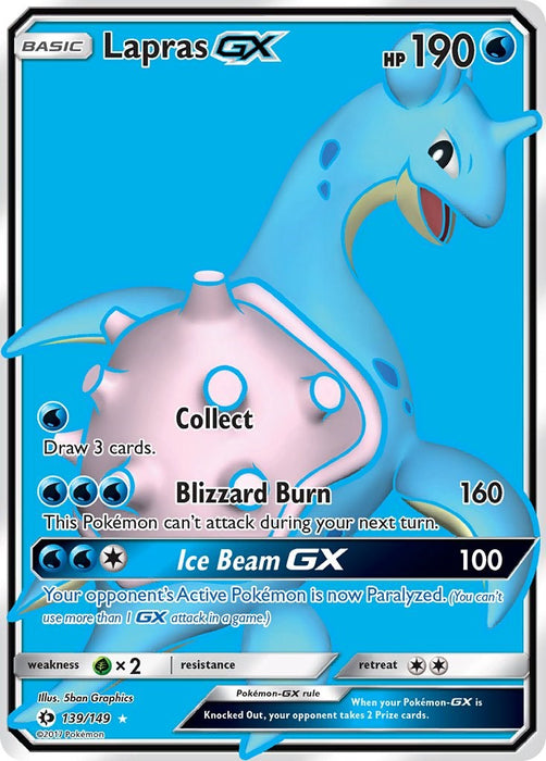 Lapras GX (Full Art) [SM01 - 139/149]