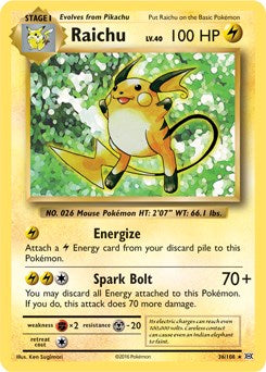 Raichu - 36/108 (XY Evolutions) [PR - 036/108]