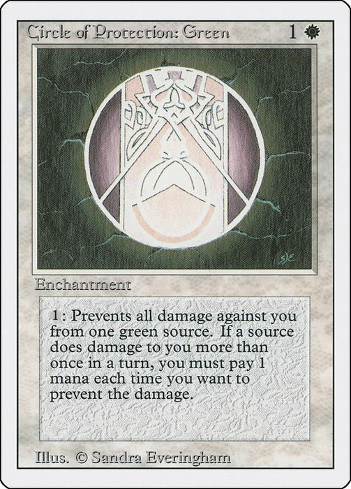 Circle of Protection: Green [3ED - N/A]
