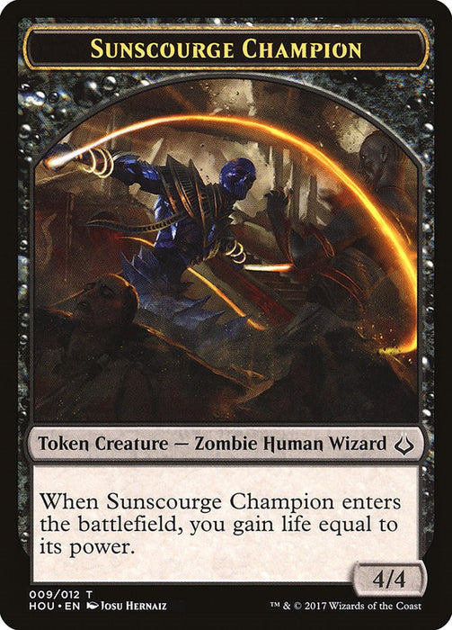 Sunscourge Champion Token [HOU - 9]