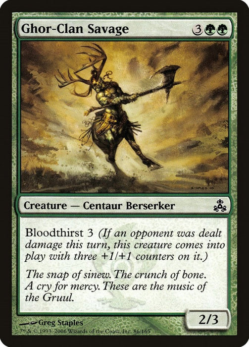 Ghor-Clan Savage [GPT - 86]