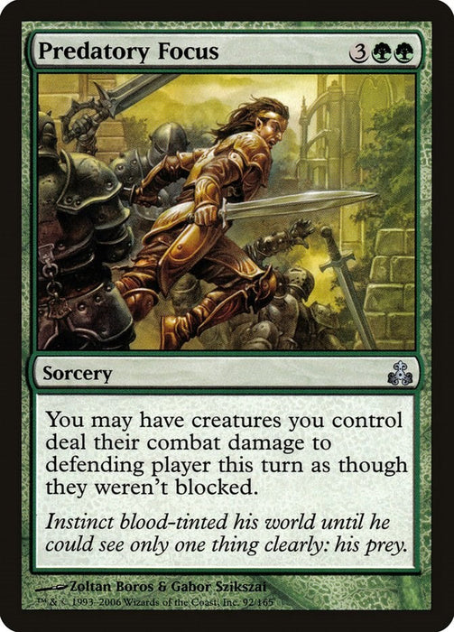 Predatory Focus [GPT - 92]