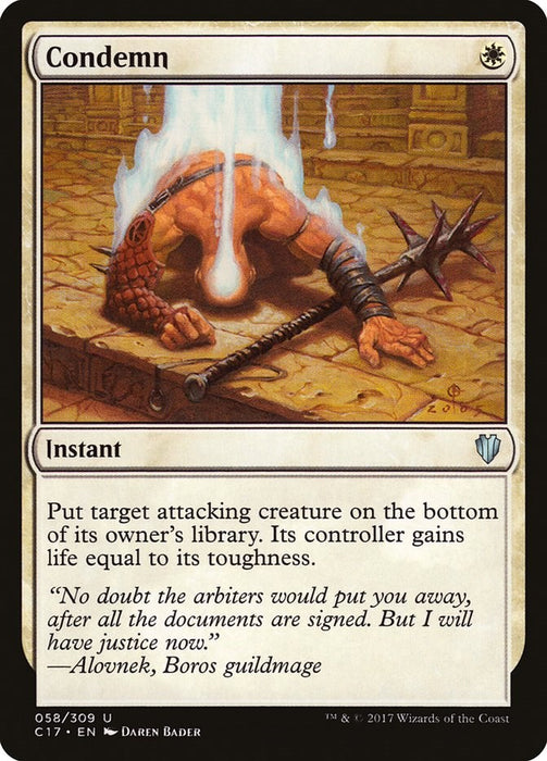 Condemn [C17 - 58]