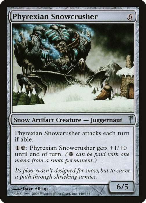 Phyrexian Snowcrusher [CSP - 140]