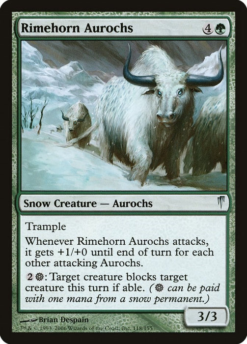 Rimehorn Aurochs [CSP - 118]