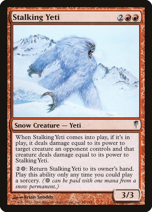 Stalking Yeti [CSP - 98]