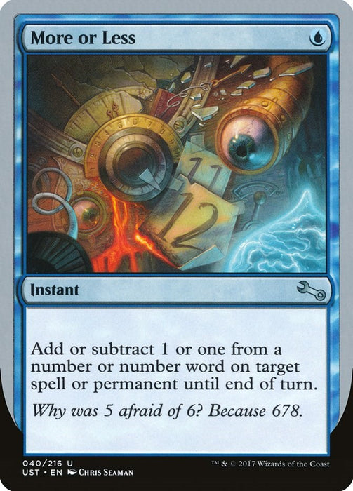 More or Less [UST - 40]
