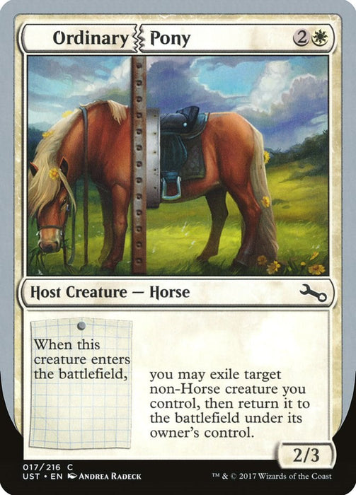 Ordinary Pony [UST - 17]