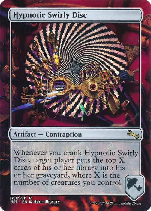 Hypnotic Swirly Disc [UST - 189]