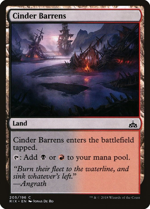 Cinder Barrens [RIX - 205]