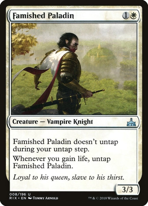 Famished Paladin [RIX - 8]