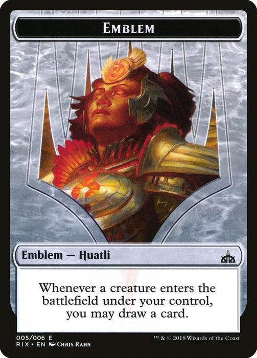 Emblem - Huatli, Radiant Champion [RIX - 5]