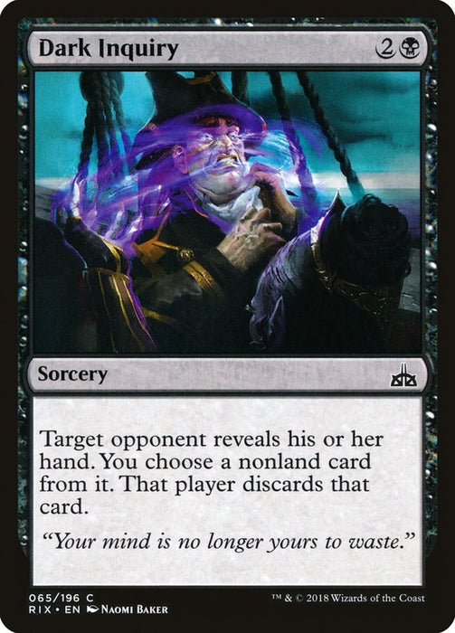 Dark Inquiry [RIX - 65]