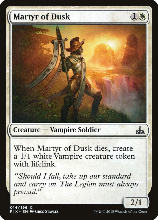 Martyr of Dusk [RIX - 14]