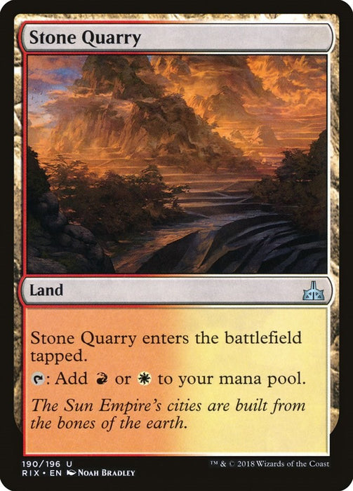 Stone Quarry [RIX - 190]