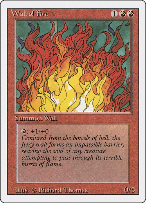 Wall of Fire [3ED - N/A]
