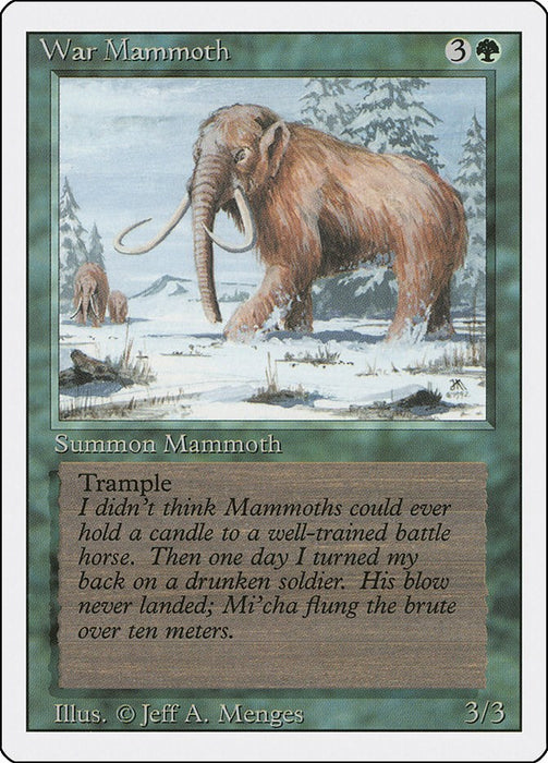 War Mammoth [3ED - N/A]