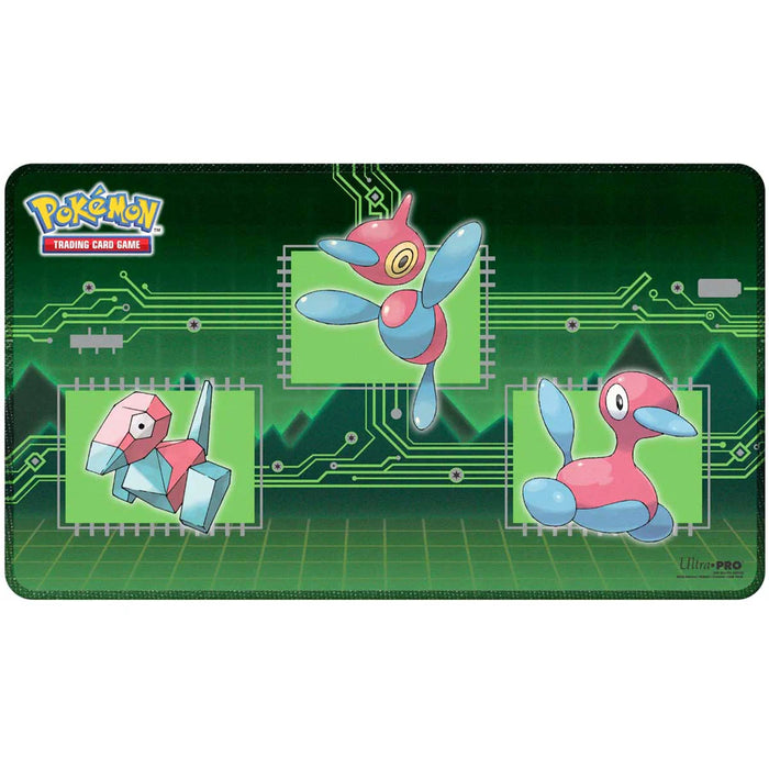 Pokemon Porygon Evolutions Stitched Edge Playmat