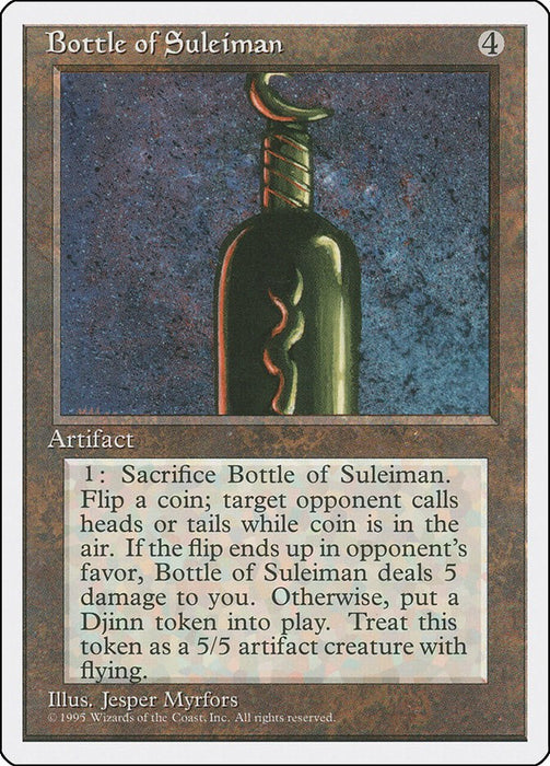 Bottle of Suleiman [4ED - N/A]