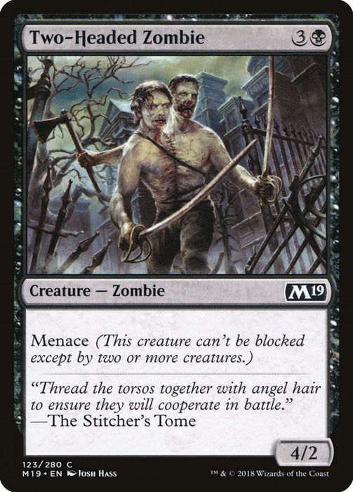 Two-Headed Zombie [M19 - 123]