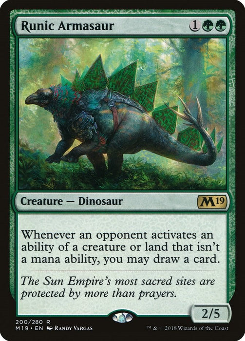 Runic Armasaur [M19 - 200]