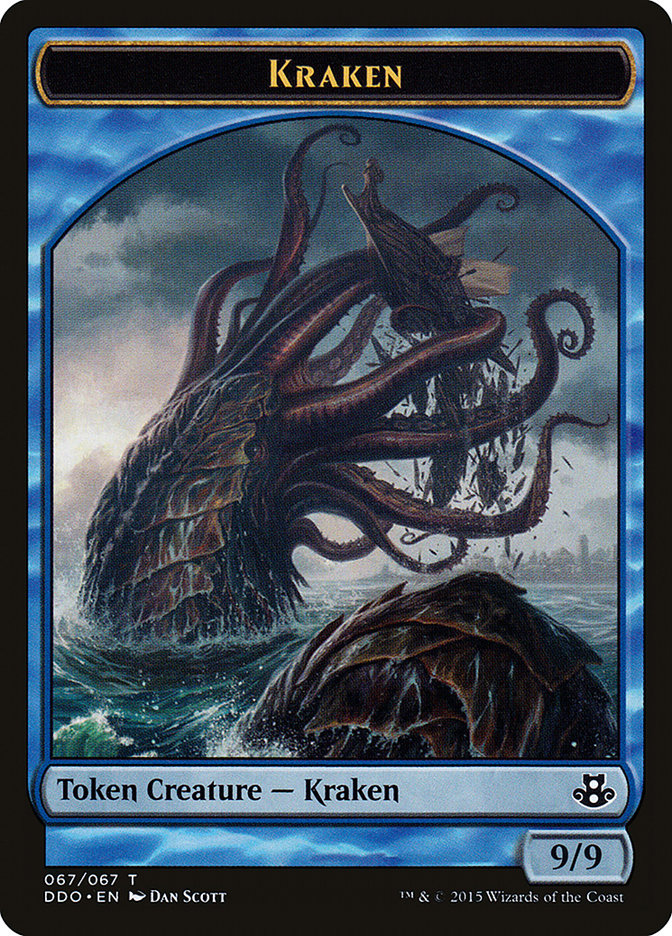 Kraken Token [Duel Decks: Elspeth vs. Kiora] | Yard's Games Ltd