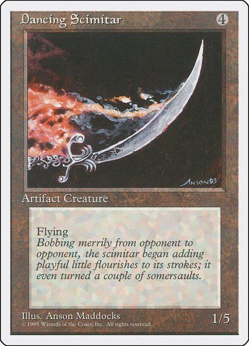 Dancing Scimitar [4ED - N/A]