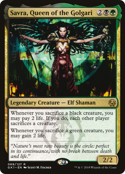 Savra, Queen of the Golgari [GR1 - 69]