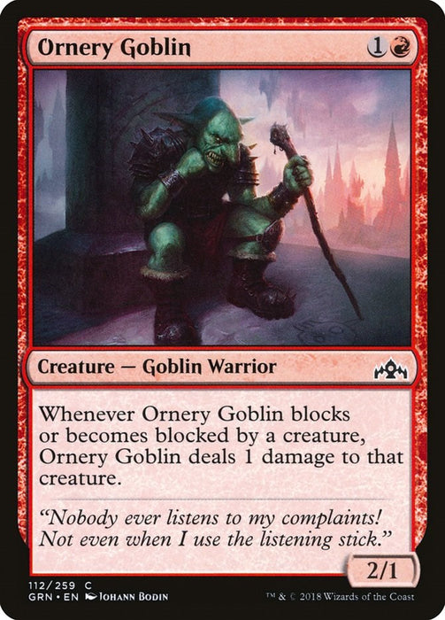 Ornery Goblin [GRN - 112]