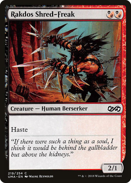 Rakdos Shred-Freak [UMA - 219]