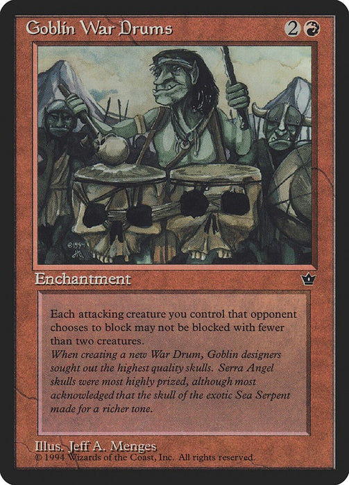 Goblin War Drums (Menges) [FEM - N/A]