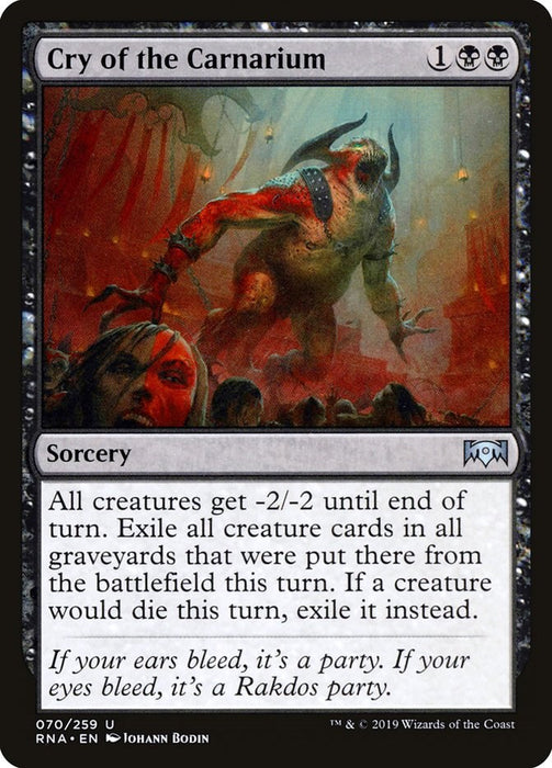 Cry of the Carnarium [RNA - 70]