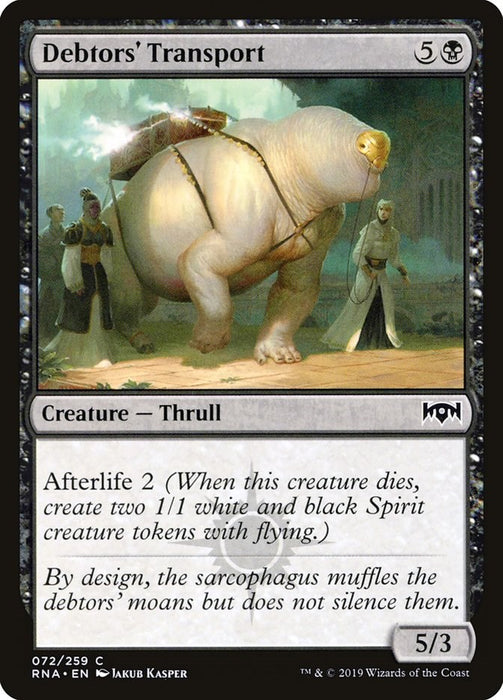 Debtors' Transport [RNA - 72]