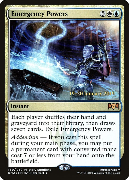 Emergency Powers [PRE - 169]