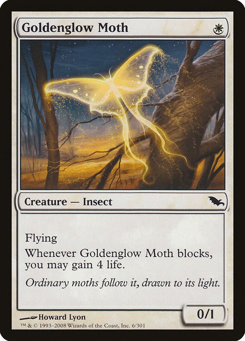 Goldenglow Moth [SHM - 6]