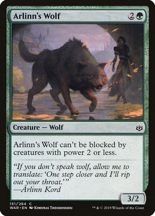 Arlinn's Wolf [WAR - 151]