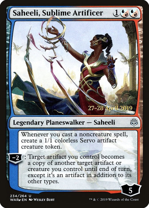 Saheeli, Sublime Artificer [PRE - 234]