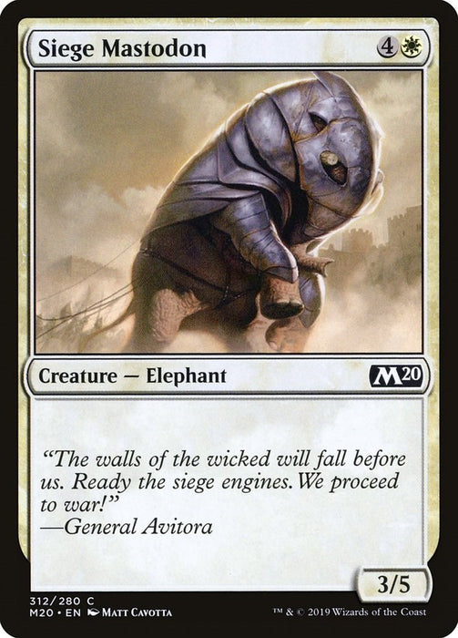 Siege Mastodon [M20 - 312]