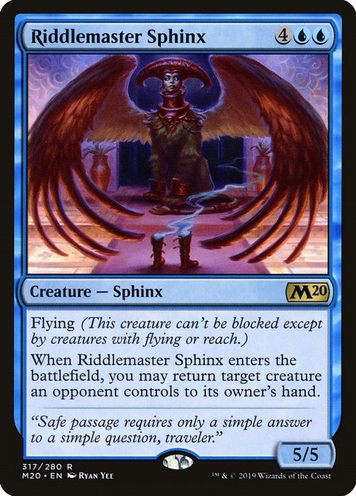 Riddlemaster Sphinx [M20 - 317]