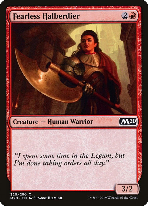 Fearless Halberdier [M20 - 329]
