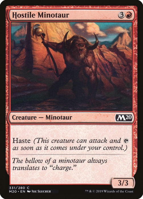 Hostile Minotaur [M20 - 331]