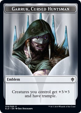 Emblem - Garruk, Cursed Huntsman [ELD - 19]