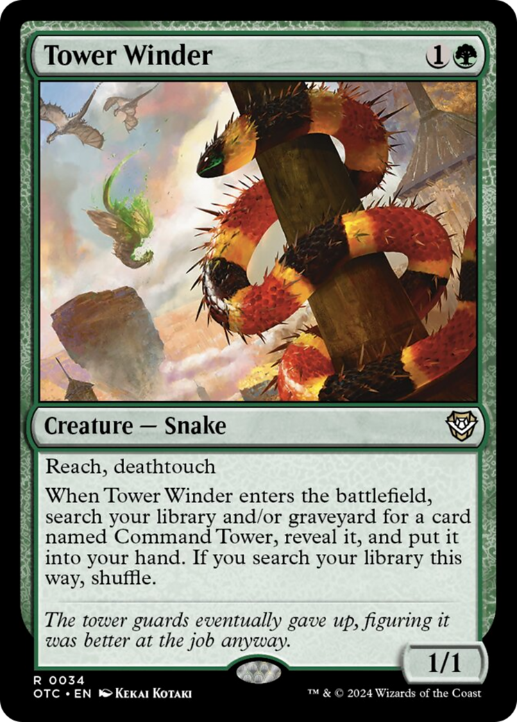 Tower Winder [Outlaws of Thunder Junction Commander] | Yard's Games Ltd