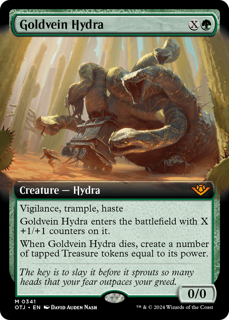 Goldvein Hydra (Extended Art) [Outlaws of Thunder Junction] | Yard's Games Ltd