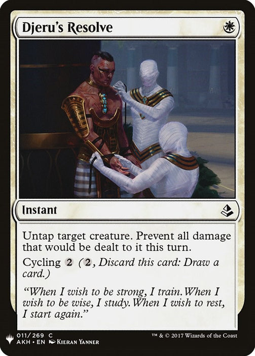 Djeru's Resolve [LIST - 11]