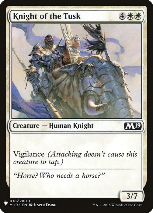 Knight of the Tusk [LIST - 18]